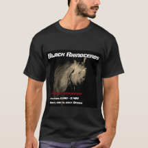 svart noshörning
