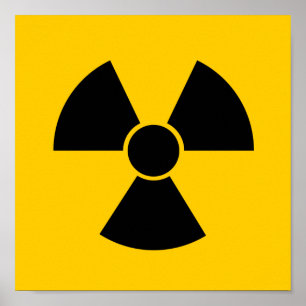 Svart Nuke Poster