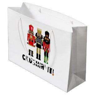 Svart Nutcracker "Crushin" it Gift Bag
