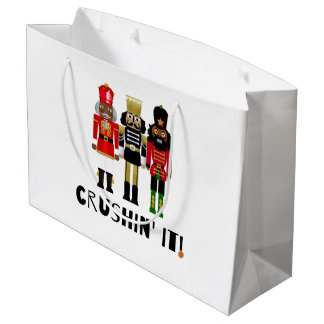 Svart Nutcracker "Crushin" it Gift Bag