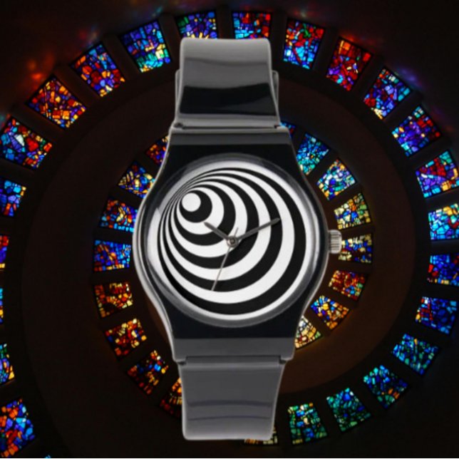 Svart oändlighetscirklar armbandsur (Skapare uppladdad)