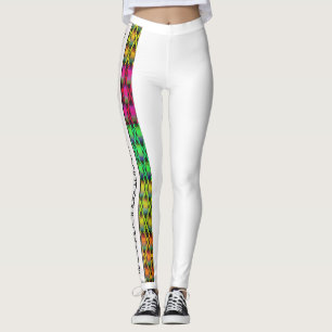 Svart och anmärkningsvärd svart historik Kente-d Leggings