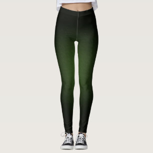Svart och avfyrat Färg-legeringar Leggings