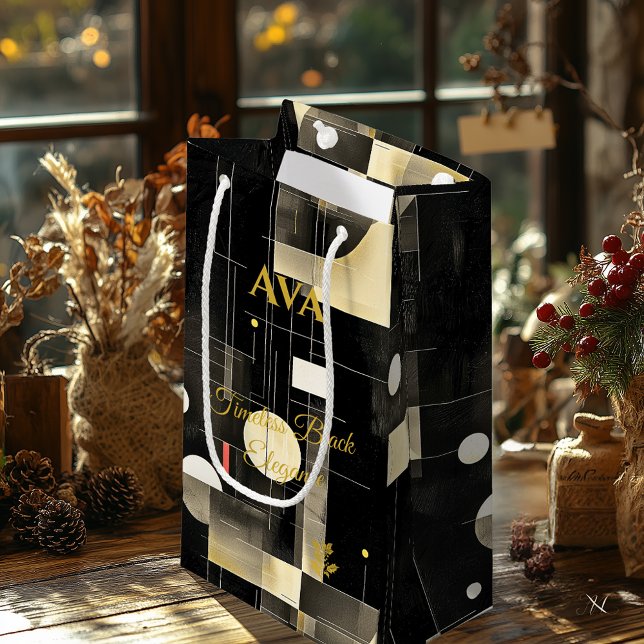 Svart och Beige Geometric Timless Elegance Art (Skapare uppladdad)