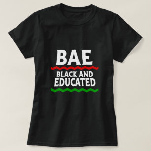 Svart och bildad T-tröja för BAE T-shirt