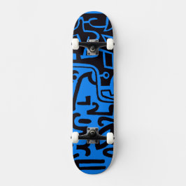 Svart och blå extrem sport Surfbräda Skateboard