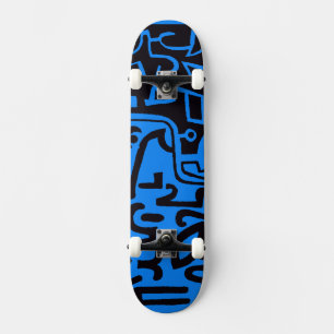 Svart och blå extrem sport Surfbräda Skateboard