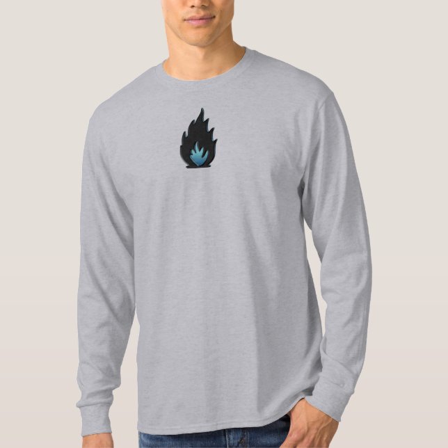 Svart och blå lame t shirt (Framsida)