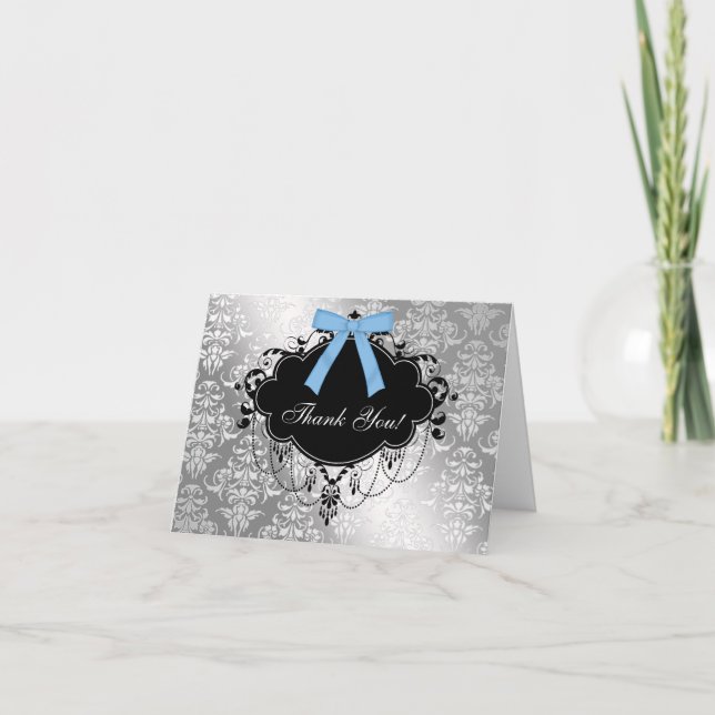 Svart och blå skugga för spädbarn - tack för ditt  (Framsida)