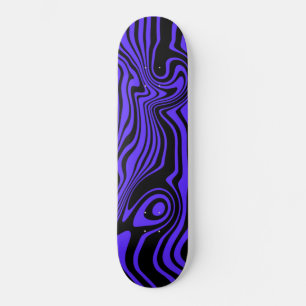 Svart och blå Vinkar Skateboard eller Välj Färg