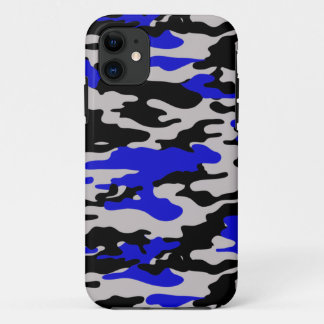 Svart och blått Camo - iPhone 5