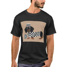 Svart och brun Dachshund Godsstöld Fångfågel