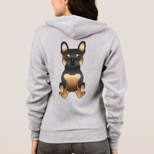 Svart och brun fransk bulldog / Fransk bulldogg se T Shirt