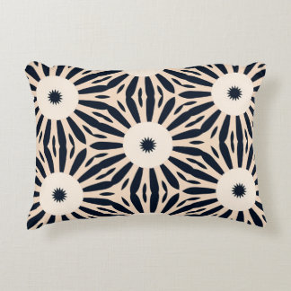 Svart och Cream Visionary Vortex accent Pillow Prydnadskudde