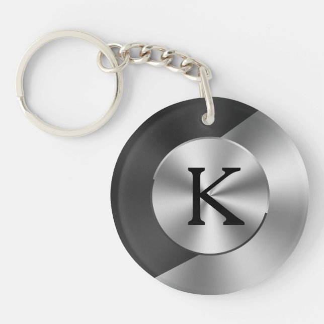 Svart och faux silver-geometrisk design (Framsidan)