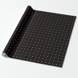 Svart och flera Storleka Polka dots 01 Presentpapper