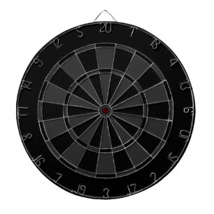 Svart och grå färg darttavla