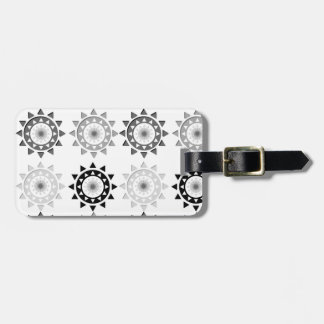 Svart och grå solbagagemärkre bagagebricka