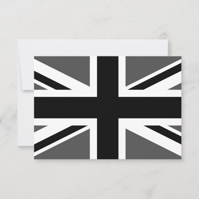 Svart och grå Union Jack (Framsida)