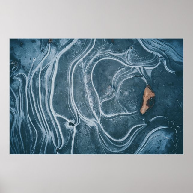 Svart och grått-abstrakt poster (Framsidan)