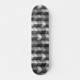 Svart- och Grått-block Mini Skateboard Bräda 18,5 Cm