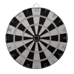 Svart och Grått Combo 2 Regeltavla Darttavla