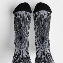 Svart och Grått Dahlia Flower