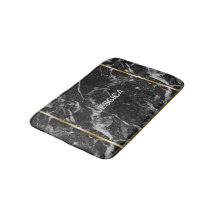 Svart och Grått Faux MarbleGold-dekoration