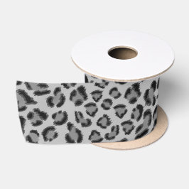 Svart och grått Leopard mönster, cheetah mönster