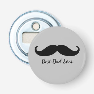 Svart och Grått Silver Mustache Flasköppnare