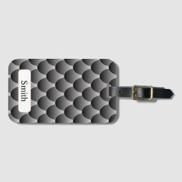 Svart och Grått-skala Bagagebricka