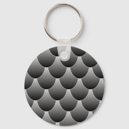 Svart och Grått-skala Nyckelring