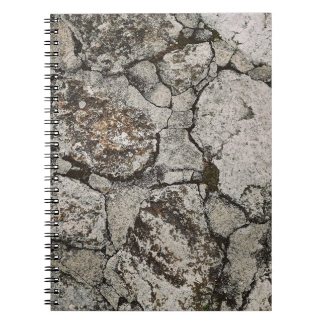 Svart och grått-stenfragment anteckningsbok (Framsidan)