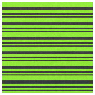Svart och Grönt Färgad, lind/stripe Mönster Tyg