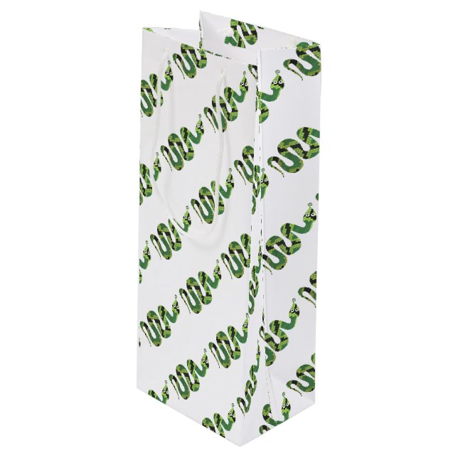 Svart och Grönt Skriv ut Silhouette (Framsidan Vinklad)