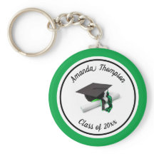 Svart och Grönt Studentmössa och Tassel