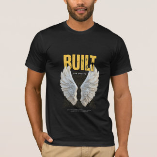 Svart och gul modern streetwear T-shirt