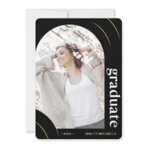 Svart och Guld Arch Photo Studentfest