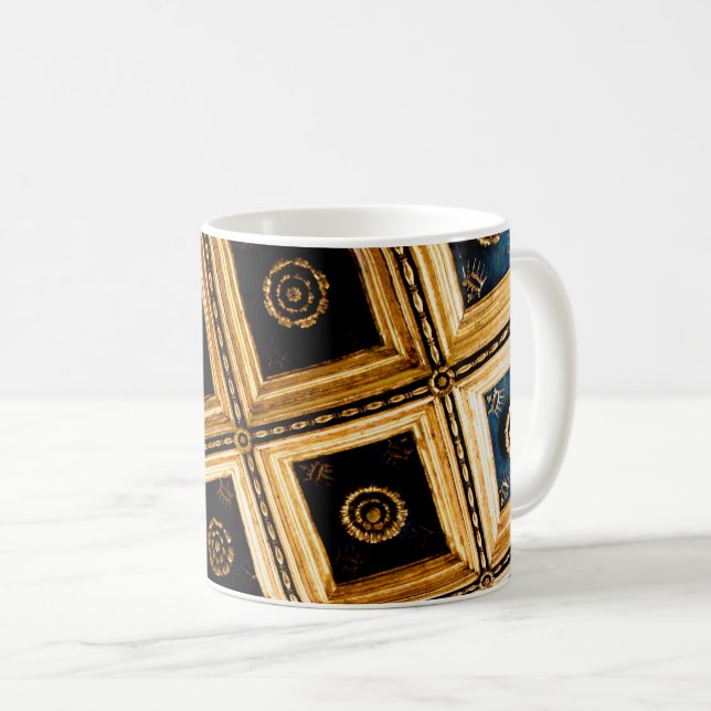 Svart och Guld-arkitektur Kaffemugg (Framsida höger)