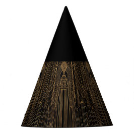 Svart och guld Art Deco-festhatt