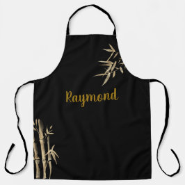 Svart och Guld Bamboo i japanska Bläck