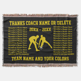 Svart och guld- brottninglagledaregåvor, alla mysfilt