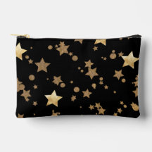 Svart och Guld Celestial Stars och Polka dots