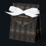 Svart och Guld Deco Tält Presentaskar<br><div class="desc">*Anpassa genom att lägga till text eller ändra storlek på bilden i sidled.</div>