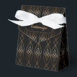 Svart och Guld Deco Tält Presentaskar<br><div class="desc">*Anpassa genom att lägga till text eller ändra storlek på bilden i sidled.</div>