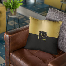 Svart och guld delad skärm-geometrisk design