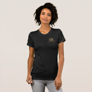 Svart och guld- drottning B Tee Shirt