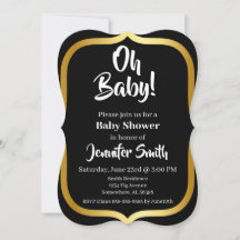 Svart och Guld Elegant Babykläder