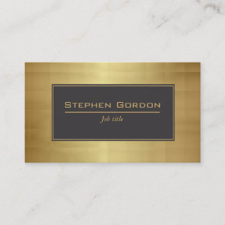 Svart och guld- elegant visitkort