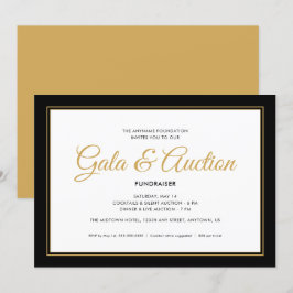 Svart och Guld Gala Auction and Fundraiser Inbjudningar